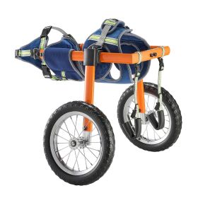 VEVOR Dog Wheelchair for Back Legs, Lightweight 2 Wheels Pet Wheelchair, Height, Width & Length Adjustable, Dog Cart with Shock-Absorbing Wheels