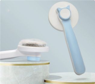 Pet Cat Comb (Option: Blue)