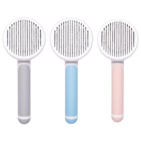 Round Handle Pet Passage Comb (Option: 3color set)